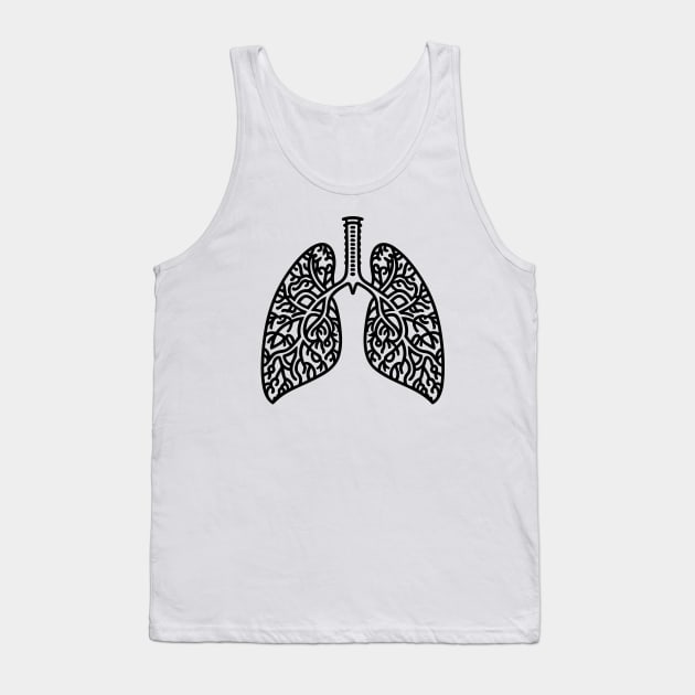 Lungs Tank Top by WildyWear